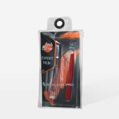EXPERT 11 TYPE 3r Kaş Cımbızı (Geniş Yamuk Kenarlar), Kırmızı