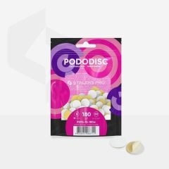 PODODISC STALEKS PRO S Pedikür Disk İçin Yumuşak Tabanlı Yedek Beyaz Törpüler, 180 Grit (50 Adet)