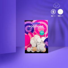 PODODISC STALEKS PRO S Pedikür Disk İçin Yedek Beyaz Törpüler, 100 Grit (50 Adet)