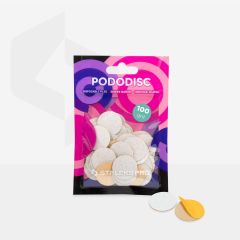 PODODISC STALEKS PRO M Pedikür Disk İçin Yedek Beyaz Törpüler, 100 Grit (50 Adet)
