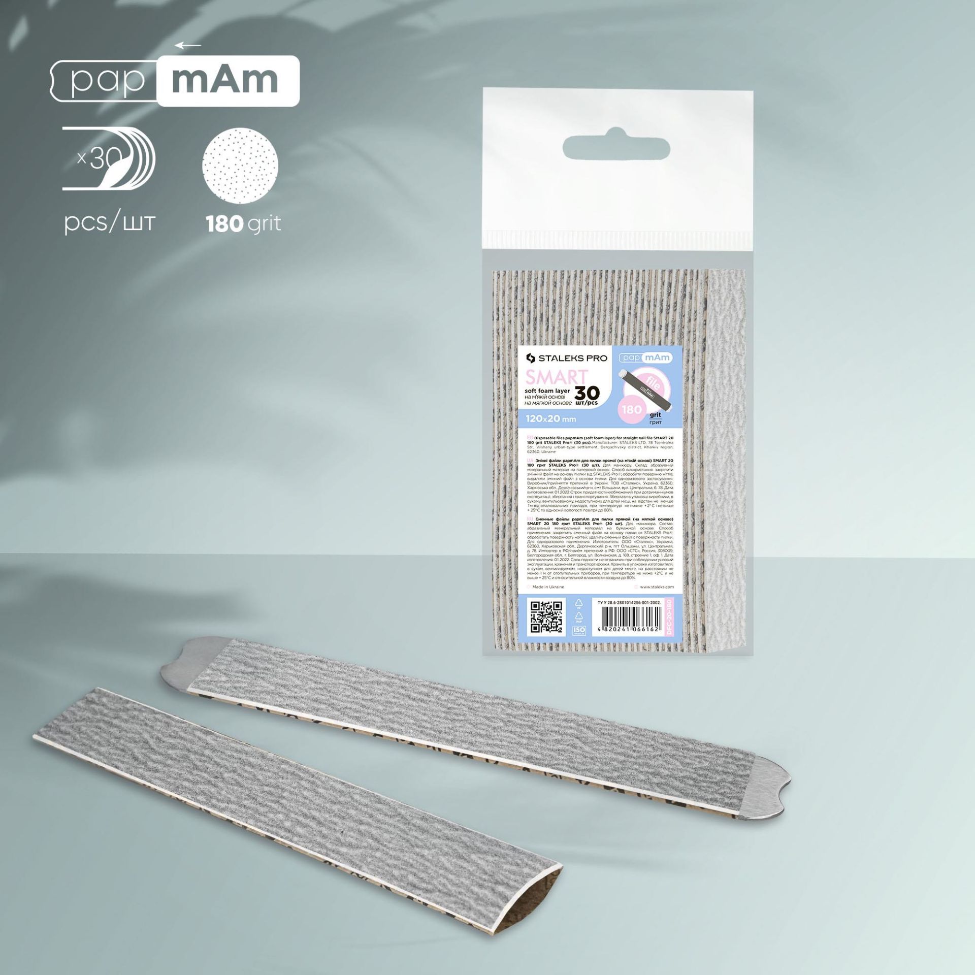 SMART 20 PapmAm Yedek Törpüler, 180 Grit (30 Adet)