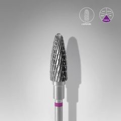 Sert Alaşım Mısır Freze, Mor, Çap 5 mm / Çalışma Kısmı 13 mm
