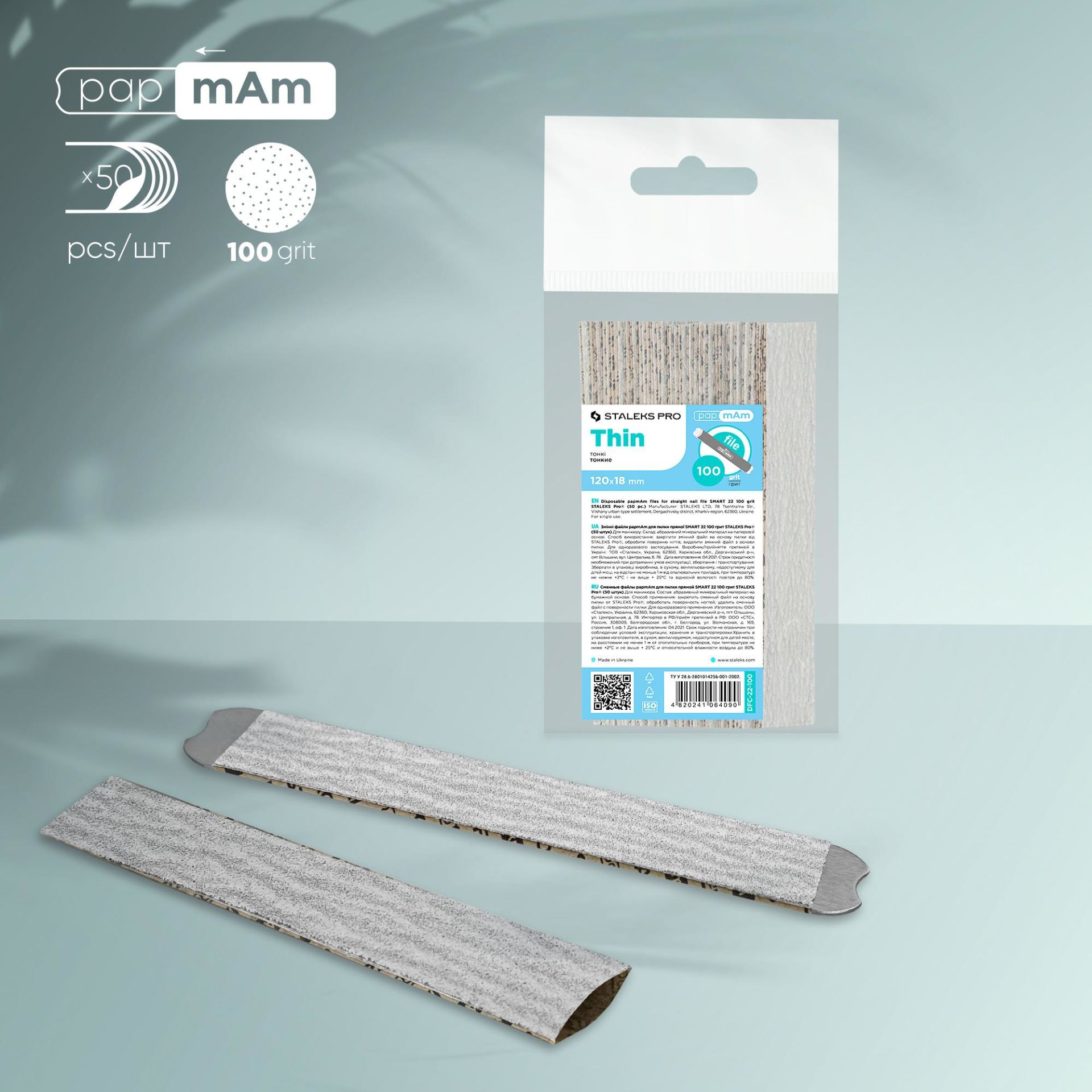 SMART 22 Yedek PapmAm Törpüler, 100 Grit (50 Adet)