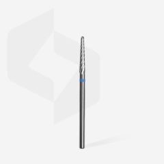 Sert Alaşım Koni Freze, Mavi, Çap 2,3 mm / Çalışma Kısmı 14 mm