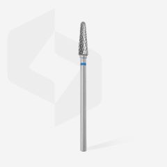 Sert Alaşım Kesik Koni Freze, Mavi, Çap 4 mm / Çalışma Kısmı 13 mm