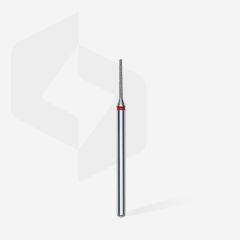 Elmas İğne Freze, Kırmızı, Çap 1 mm, Çalışma Kısmı 10 mm