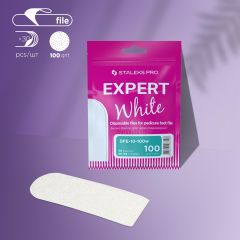 EXPERT 10 Pedikür Törpü İçin Yedek Beyaz Törpüler, 100 Grit (30 Adet)