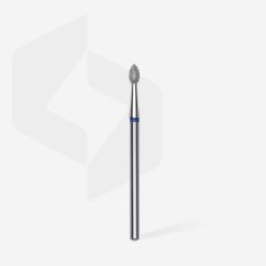 Elmas Sivri Tomurcuk Freze, Mavi, Çap 2,5 mm, Çalışma Kısmı 4,5 mm