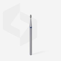 Elmas Yuvarlanmış Tomurcuk Freze, Mavi, Çap 1,6 mm, Çalışma Kısmı 3,4 mm