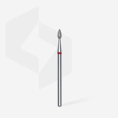 Elmas Küre Freze, Kırmızı, Çap 2,3 mm, Çalışma Kısmı 5 mm