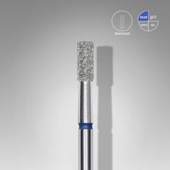 Elmas Silindir Freze, Mavi, Çap 2,5 mm, Çalışma Kısmı 6 mm