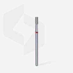 Elmas Silindir Freze, Kırmızı, Çap 2,5 mm, Çalışma Kısmı 6 mm