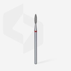 Elmas Alev Freze, Kırmızı, Çap 2,1 mm, Çalışma Kısmı 8 mm