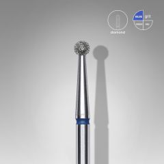 Elmas Küre Freze, Mavi, Çap 2,5 mm