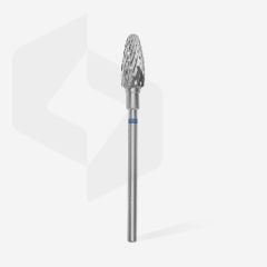 Sert Alaşım Mısır Freze, Mavi, Çap 6 mm / Çalışma Kısmı 14 mm