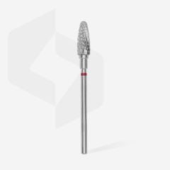 Sert Alaşım Mısır Freze, Kırmızı, Çap 5 mm / Çalışma Kısmı 13 mm