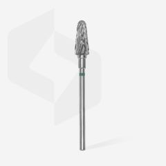 Sert Alaşım Kesik Koni Freze, Yeşil, Çap 6 mm / Çalışma Kısmı 14 mm, Adet