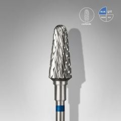 Sert Alaşım Kesik Koni Freze, Mavi, Çap 6 mm / Çalışma Kısmı 14 mm, Adet