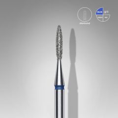 Elmas Sivri Alev Freze, Mavi, Çap 1,6 mm, Çalışma Kısmı 8 mm
