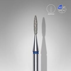 Elmas Alev Freze, Mavi, Çap 1,6 mm, Çalışma Kısmı 8 mm