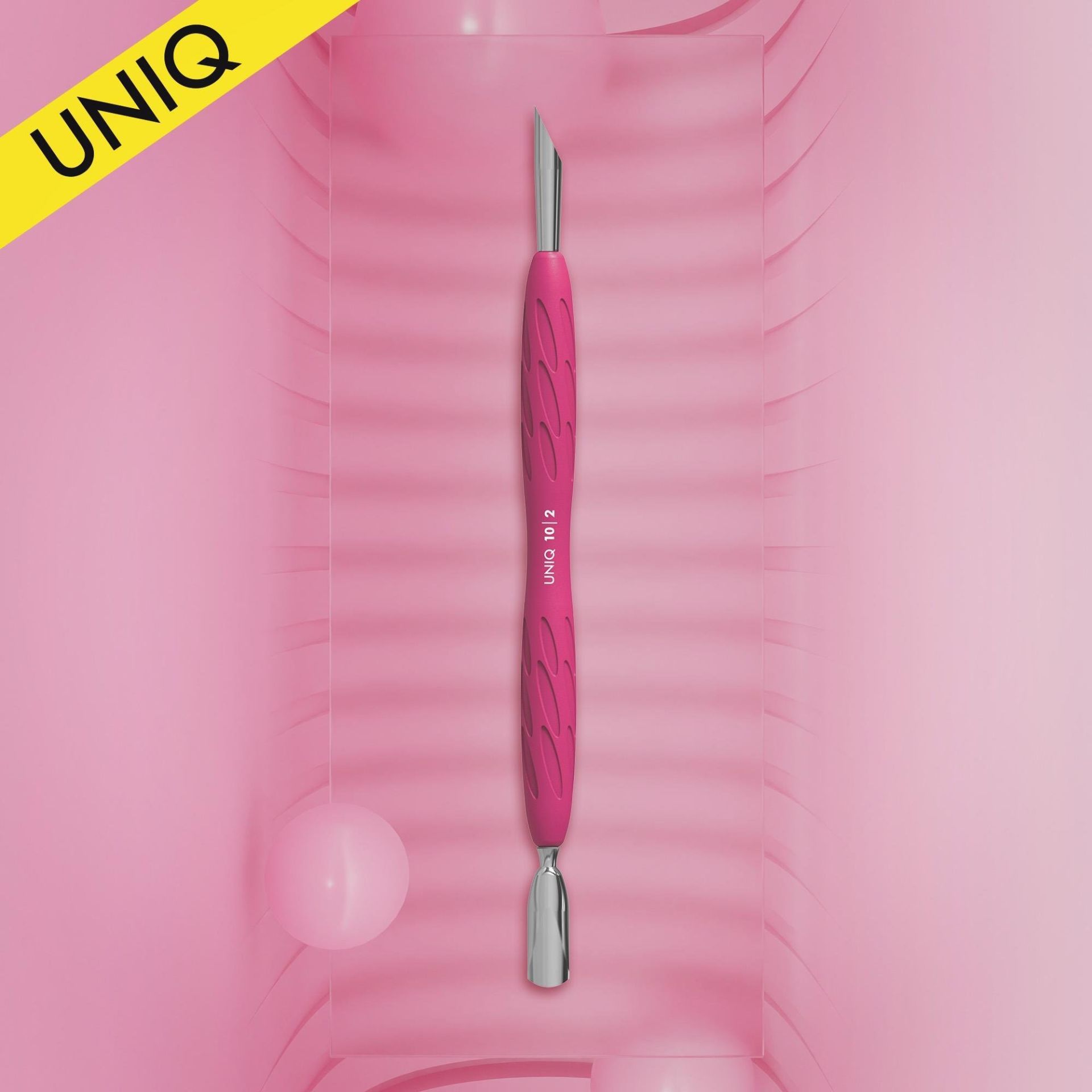 ''''''Gummy'''' UNIQ 10 TYPE 2 Silikon Saplı Tırnak Eti İtici (Dar Yuvarlak + Yamuk İtici)''