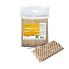 STALEKS PRO Portakal Manikür Çubuğu, Ahşap 150 mm (100 Adet)