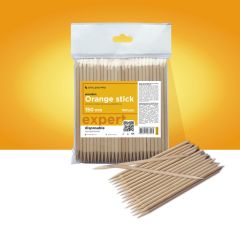 STALEKS PRO Portakal Manikür Çubuğu, Ahşap 150 mm (100 Adet)