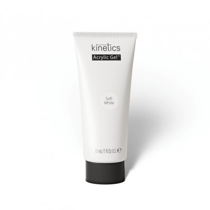 Kinetics Acrylic Gel Soft White in tube 30ml