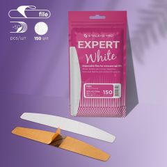 EXPERT 42 Yarım Ay Törpü İçin Yedek Beyaz Törpüler, 150 Grit (50 Adet)
